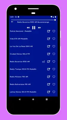 Radio Colombia Radio Colombia FM + Internet Radio android App screenshot 0