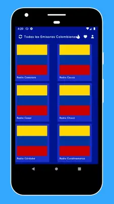 Radio Colombia Radio Colombia FM + Internet Radio android App screenshot 3